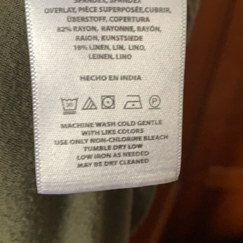 Anthropologie Rayon Spandex Hi Lo Drape Front Knit Top - Picture 4 of 5